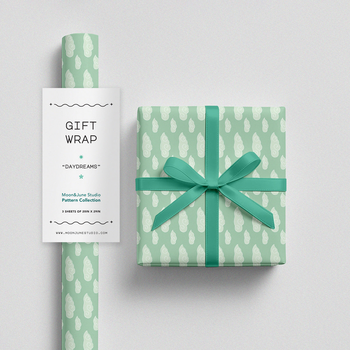 Cloudy Gift Wrap Paper