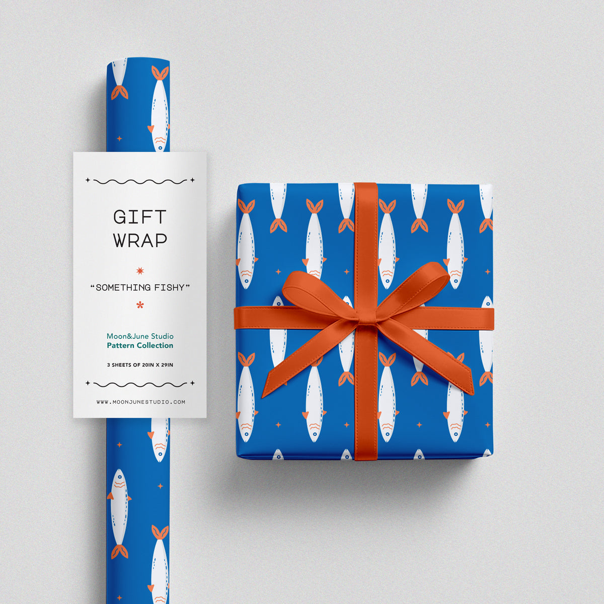 Fish Gift Wrap Paper