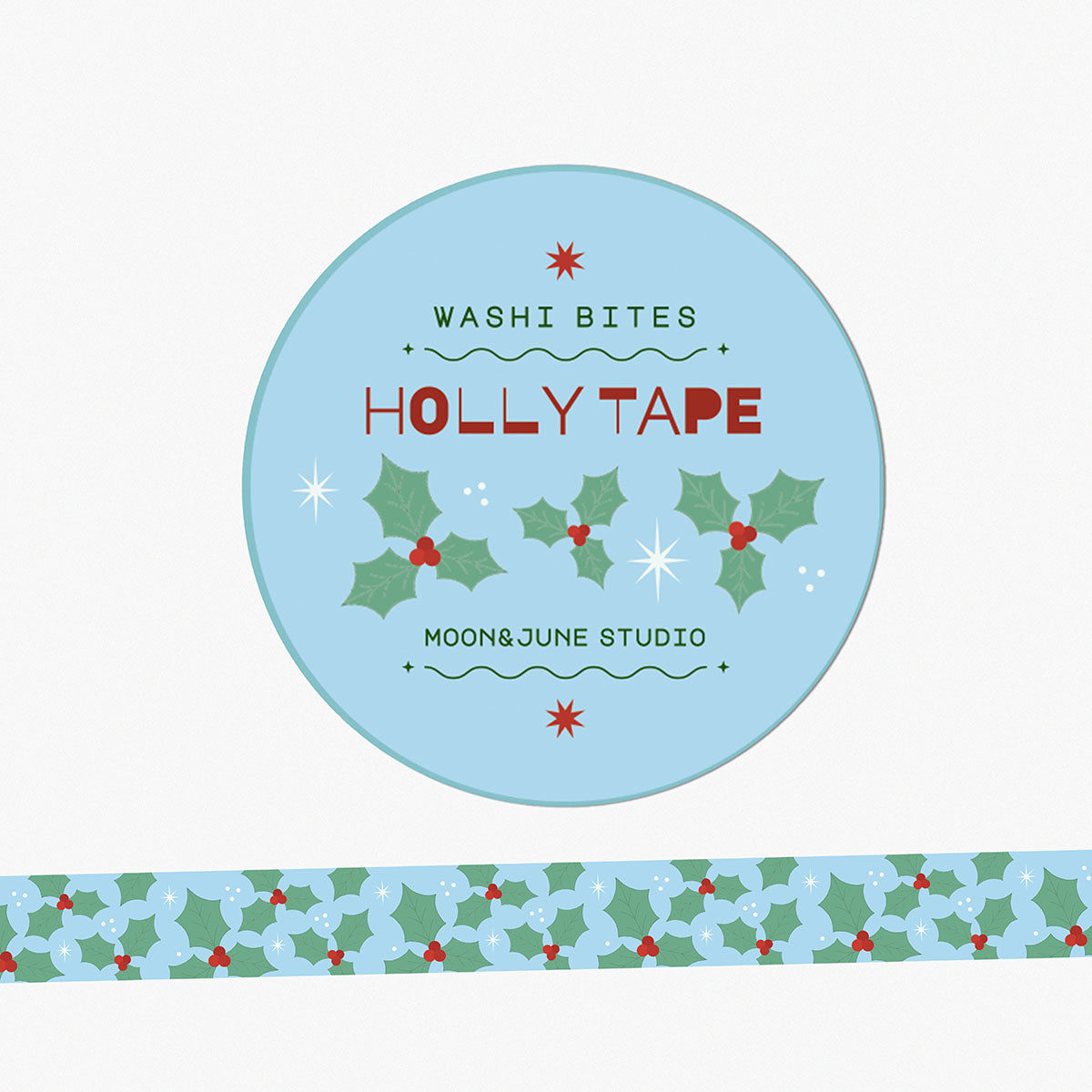 Holly Washi Tape