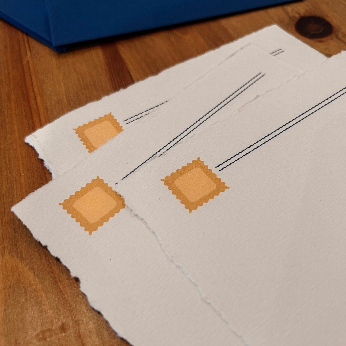 Ravioli Letter Set / Handmade Paper