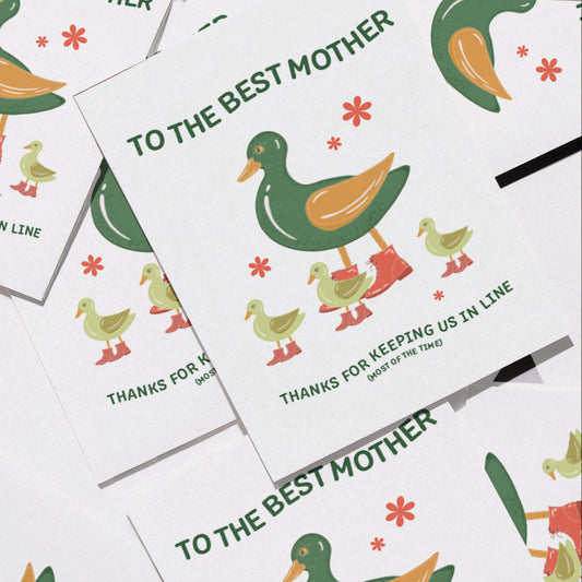 To the Best Mother Card
