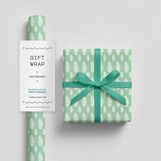 Cloudy Gift Wrap Paper