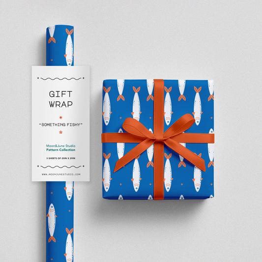 Fish Gift Wrap Paper