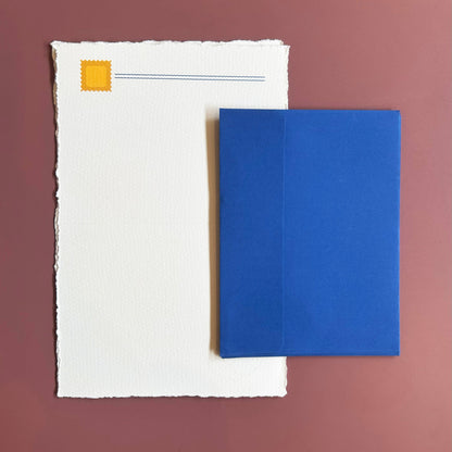Ravioli Letter Set / Handmade Paper