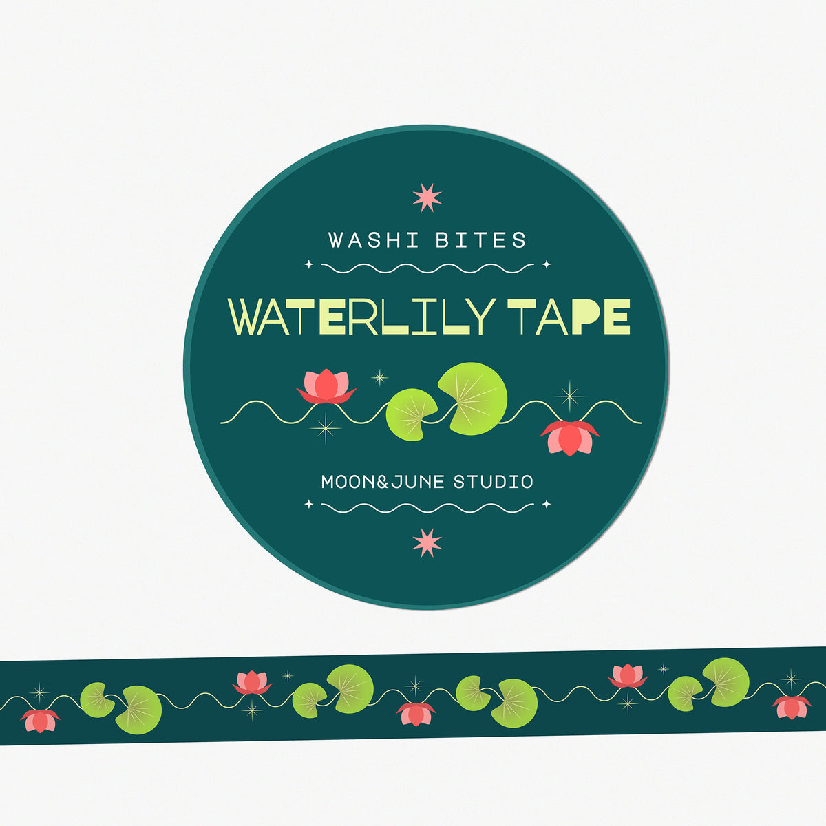 Waterlily Washi Tape