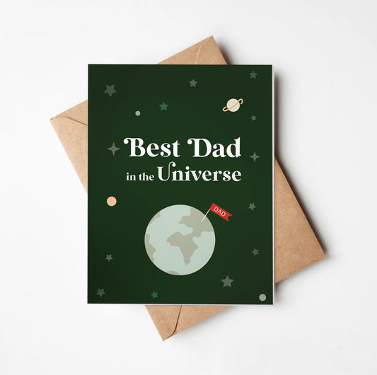 Best Dad in the Universe Card