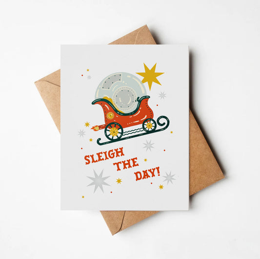 Sleigh the Day Card