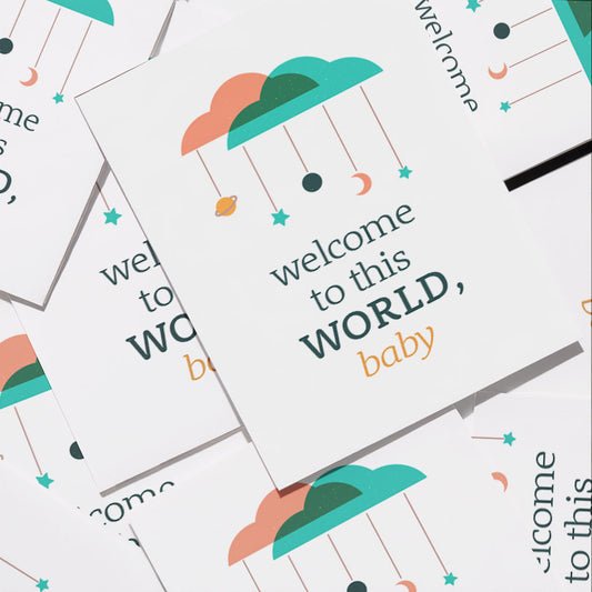 Welcome to this World Baby Card